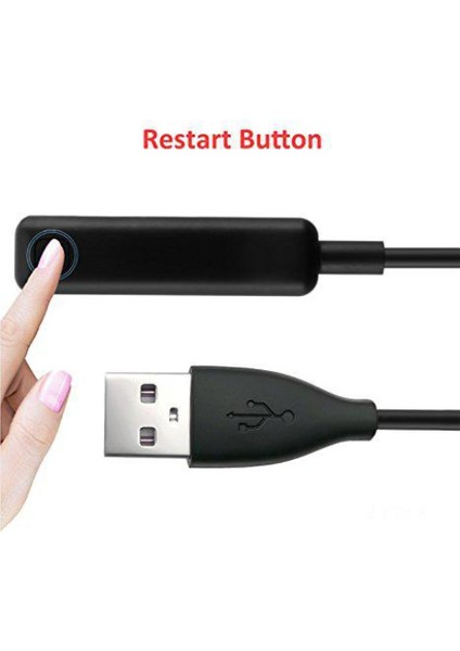 Fitbit Flex 2 Usb Şarj Kablosu Reset Butonlu