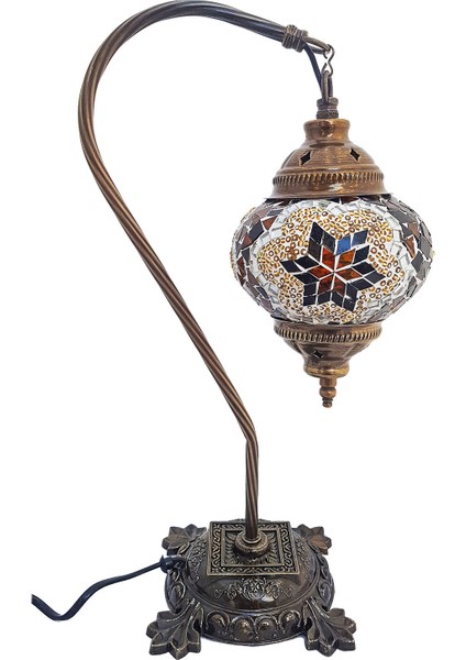 Mozaik Lamba, Otantik Lamba, Masa Lambası, Ev Hediyesi, Gece Lambası, Lamba, Abajur