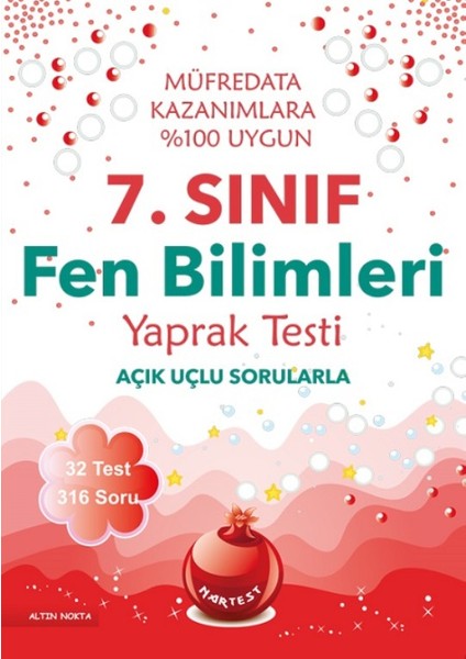 Nartest Yayınevi 7. Sınıf Fen Bilimleri Yaprak Testi Yeni Müfredat