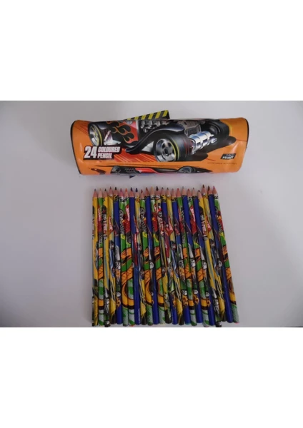 Kuru Boya Hot Wheels 24 lü