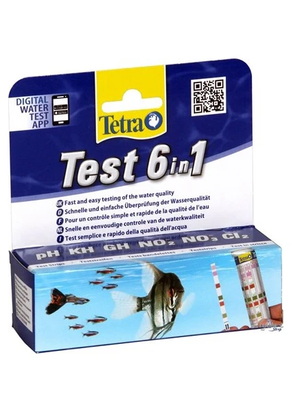 Test 6 in 1 Tatlı Su Strip Test 25 Adet