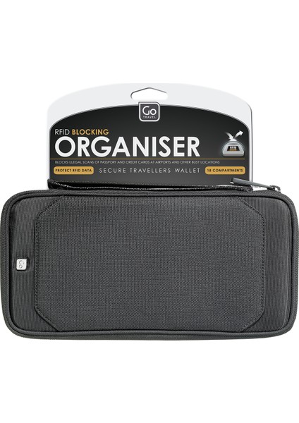 RFID Korumalı Organizer 674 / SİYAH - STD