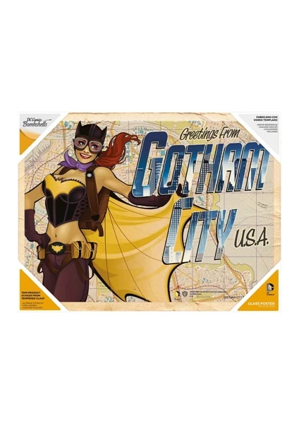 Sd Toys Dc Bombshells: Batgirl Glass Poster