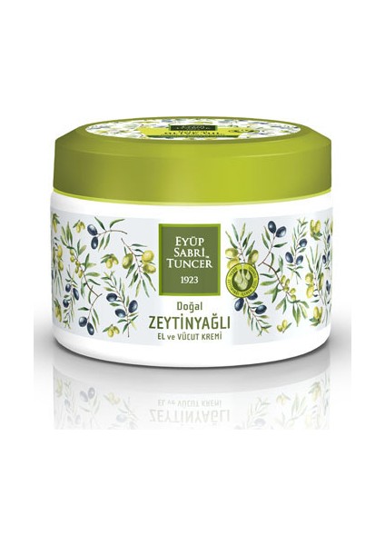 Doğal Zeytinyağlı El Ve Vücut Kremi 250 Ml