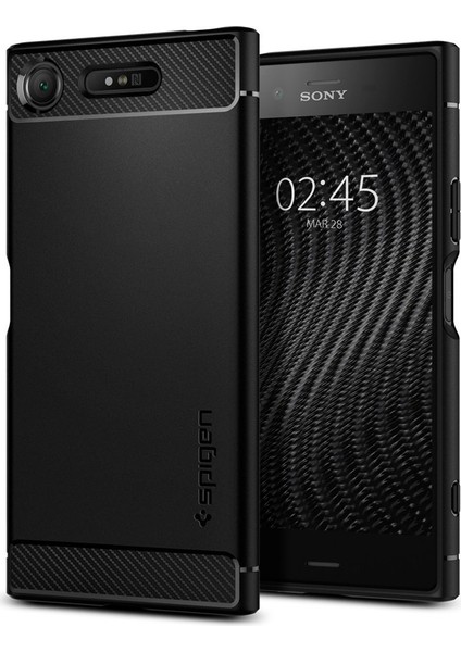 Sony Xperia XZ1 Kılıf Rugged Armor Black - G11CS22411