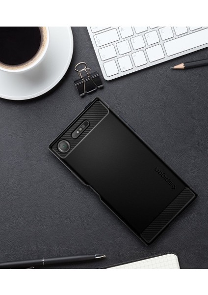 Sony Xperia XZ1 Kılıf Rugged Armor Black - G11CS22411