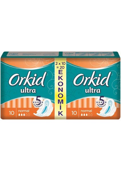 Ultra Extra Hijyenik Ped Normal Ekonomik Paket 20 Ped