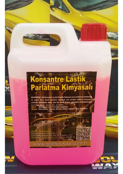 Goldenwax Jel Lastik Parlatıcısı Lastik Koruma 500Ml