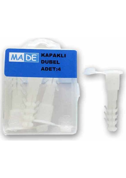 Kapaklı Dubel (1 Kutu:4 Adet)