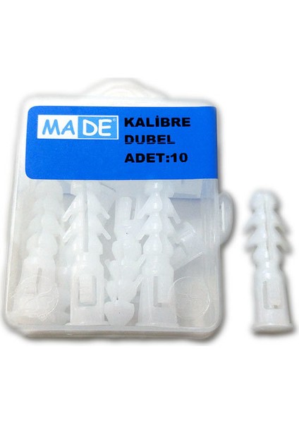 Kalibre Dubel 8 Mm (1 Kutu:10 Adet)