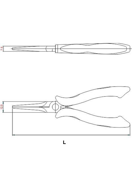 Elektronikçi Sivri Uçlu Düz Kargaburun 150 fiyatları