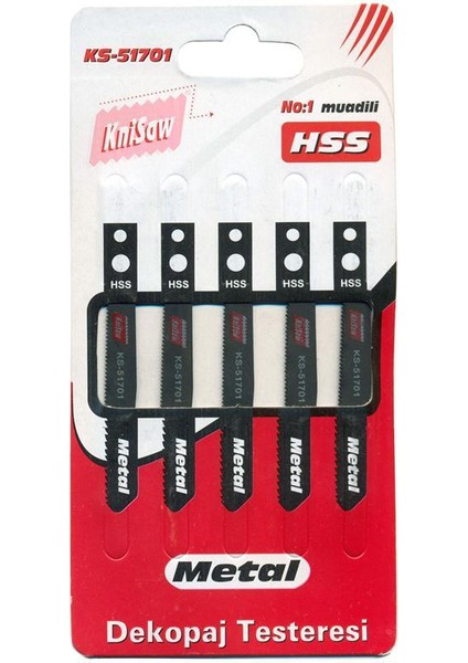 51718 Dekupaj Testere Yedeği Metal 5 Adet fiyatları