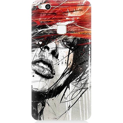 Teknomeg Huawei P10 Lite Art Wallpaper Baskili Silikon Kapak Fiyati