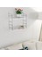 Armoni Raf ve Kitaplık Seti 2 Raflı 200X720 Beyaz 1