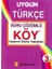 3. Sınıf Türkçe Çözümlü Köy Yaprak Test 1