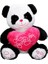Pelüş Panda Oturan Kalpli 50 cm Jnh 1027Sun 1