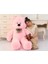 Dev 120 cm Pembe Peluş Ayı (Aynı Renk Fermuarlı) 4