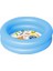 Şişme Bebek Havuzu 2 Halkalı Taban Desenli Mavi Bestway 51061 1