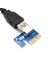 PCIE pcie Pci Express Riser 1x to 16x USB 3.0 Mining Rigleri için Ekran Kartı Uzatma Devresi 4