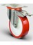 Paslanmaz Inox, Oynak Frenli Tabla Bağlantılı, Burçlu, Poliüretan Orta Sanayi Tekerleği Çap:100 - Ssez01 Zkp 100F 1