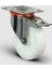 Paslanmaz Inox, Oynak Frenli Tabla Bağlantılı, Burçlu, Poliamid, Orta Sanayi Tekerleği Çap:100 - Ssez01 Hkz 100F 1