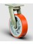 Oynak Tabla Bağlantılı, Bilya Rulmanlı, Poliüretan Ekstra Ağır Sanayi Tekerleği Çap:250 - Ev01 Vbp 250 1