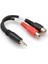 Yra-154 3.5 Mm. Trs (M) Dual Rca (F) Stereo Breakout Kablo 1