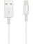 1 M Şarj / Data Kablosu Usb 2.0 To 8 Pin - Beyaz 1