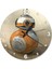 Star Wars Art BB 8 with treads Akarlı Duvar Saati 30 X 30 Cm 1