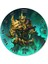 Dota 2 Wraith King Retro Duvar Saati 30 X 30 Cm 1