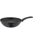Vilma Wok Granit Tava 28 cm Siyah Kırçıllı 1