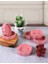 Pembe Mini Çark Çerezlik / Sosluk 8 Cm 6 Adet 1