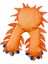 Monster Bebek Boyun Yastığı 2696 / TURUNCU - STD 2