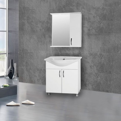Hepsiburada Home Saydam Klasik 65 cm Mdf Banyo Dolabı Beyaz 1.049,91 TL