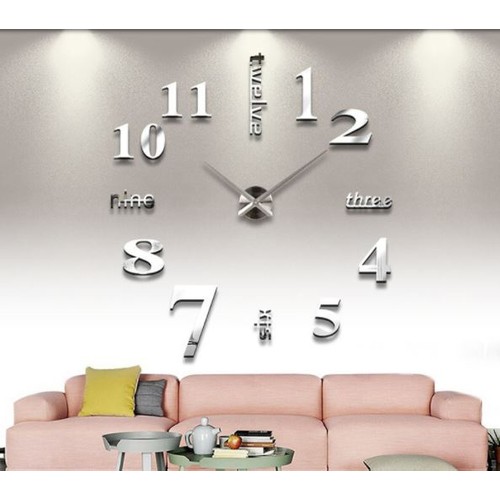 Dıy Clock Yeni Nesil 3D Duvar Saati Model 3 (Gümüş) Fiyatı Dıy Clock Yeni Nesil 3D Duvar Saati Model 3 (Gümüş) Fiyatı