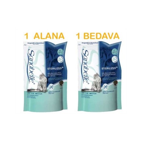 Sanabelle Tahılsız Kısırlaştırılmış Kedi Maması 400 Gr + 400 Fiyatı
