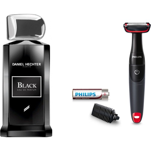 Daniel Hechter Black Erkek Parfüm 100 ml + Philips BG105/11 Erkek Vücut Bakım Tıraş Makinesi 2'li Set 118,00 TL