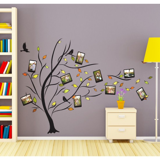DekorLoft Aile Soy Ağacı Fotoğraf Albümü Duvar Sticker XL Fiyatı DekorLoft Aile Soy Ağacı Fotoğraf Albümü Duvar Sticker XL Fiyatı