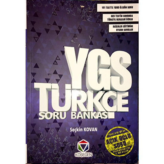 Ygs Türkçe Soru Bankası Köşegen Yayınları