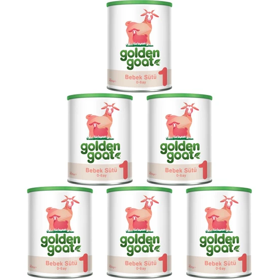 Golden Goat 1 Keçi Sütü Bazlı Bebek Sütü 400 gr - 6'lı