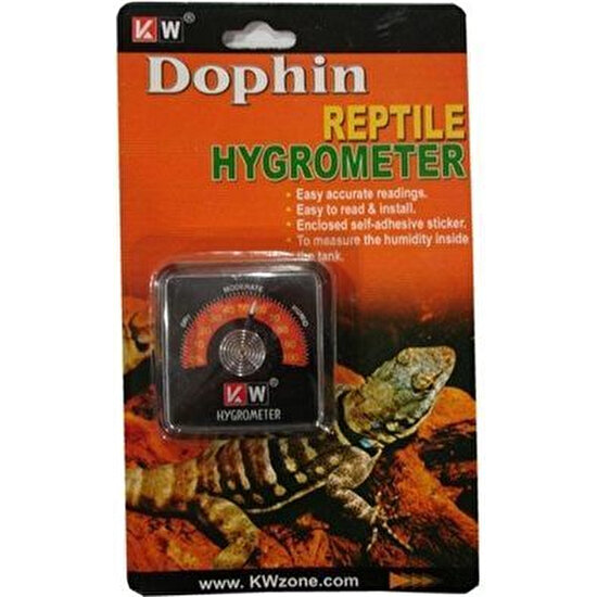Dophin Sürüngen Higrometre ( Nem ölçer )