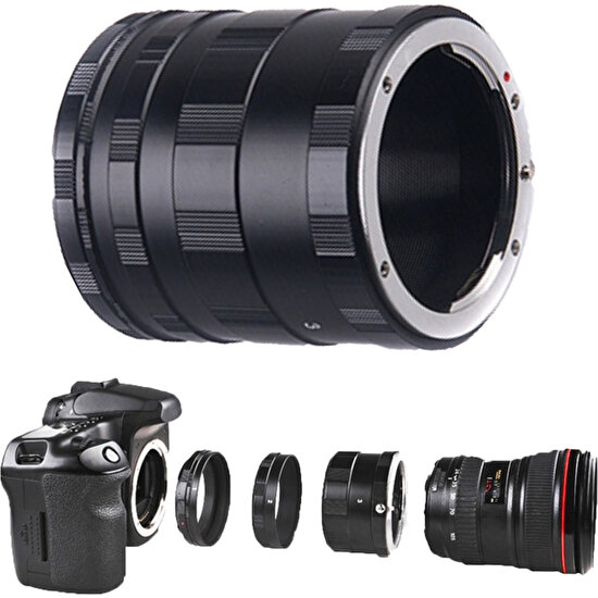 Haskan Nikon D7100 Fotoğraf Makinesi İçin Makro Uzatma Tüpü