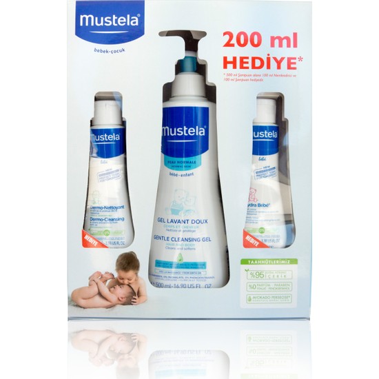 Mustela Yenidoğan Şampuanı Gentle Cleansing Gel li Paket Fiyatı