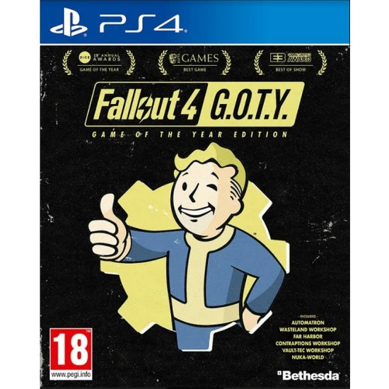 Fallout 4 Game of the Year Edition (GOTY) PS4 Oyun