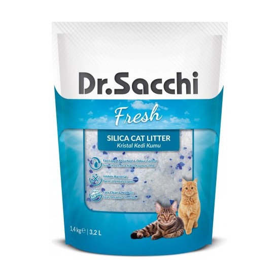 Dr.Sacchi Silica Kedi Kumu - 1,4 kg FD