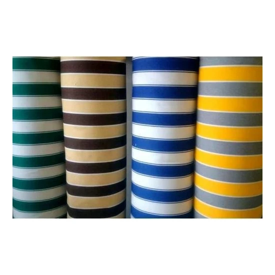 Çakır Branda 5 M X 80 Cm Branda Balkon Brandası Çizgili Kumaş