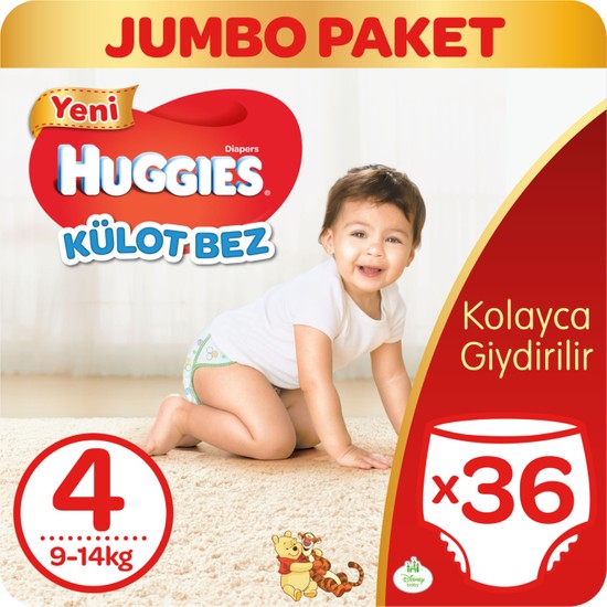 Huggies Pants Külot Bebek Bezi 4 Beden Maxi 914 kg 36 Huggies Pants Külot Bebek Bezi 4 Beden Maxi 914 kg 36