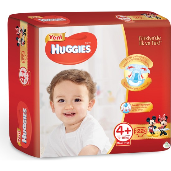 Huggies Bebek Bezi Maxi Plus 4+ Beden Ekonomik Paket 88