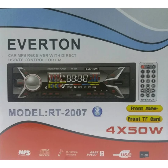 Everton Rt-2007 Bluetooth Usb, Sd, Fm , Aux Oto Teyp