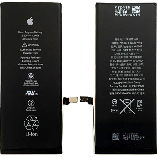Sasa Apple iPhone 6S Plus Batarya